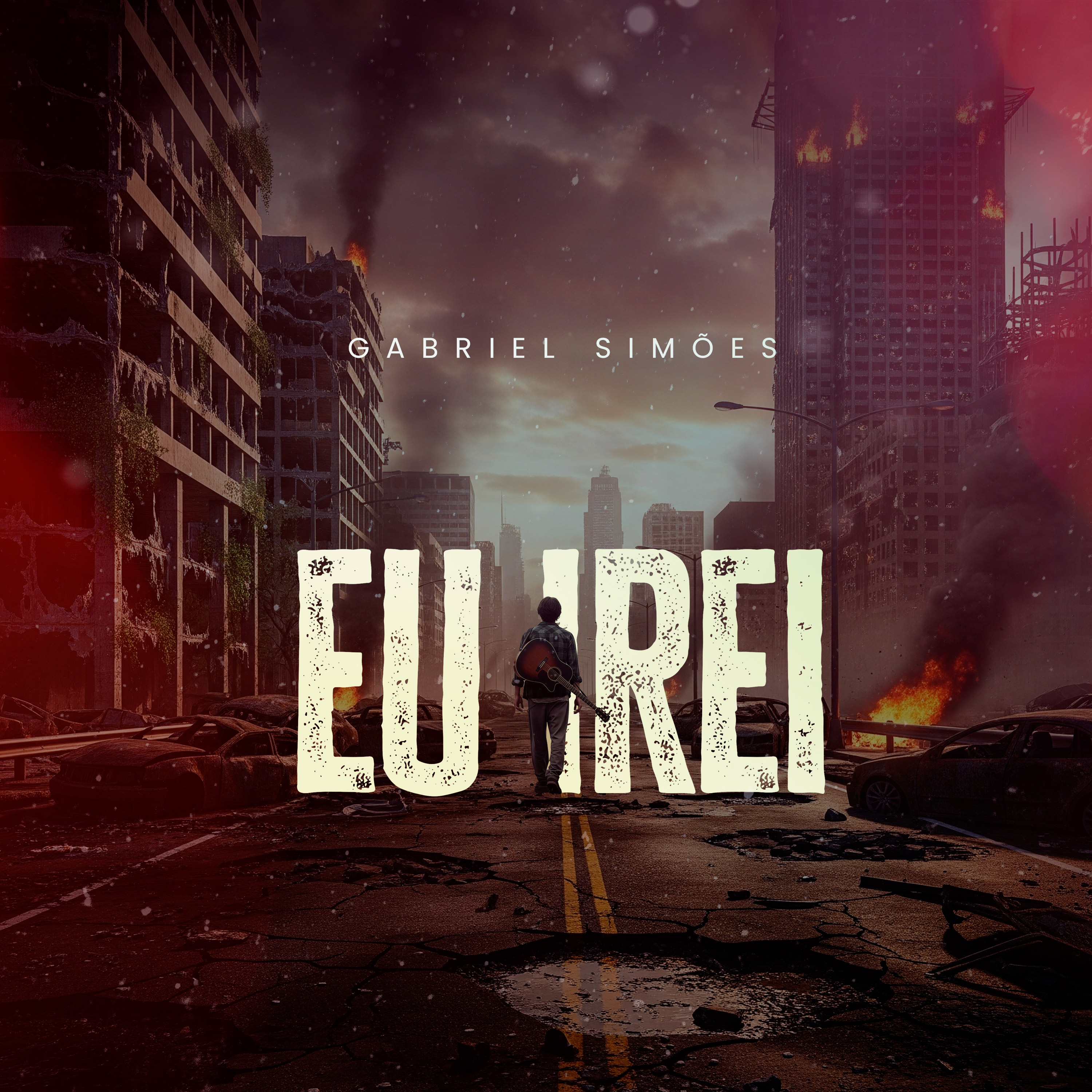 Capa do single Eu Irei — Gabriel Simões